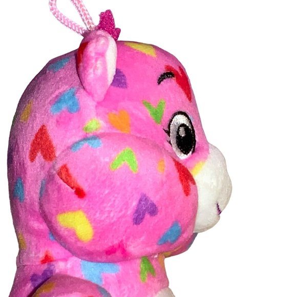 Cheer Bear 7" mini plush dangler (Care Bears) - Picture 7 of 12